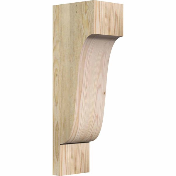 Ekena Millwork Newport Rough Sawn Corbel, Douglas Fir, 6"W x 8"D x 24"H COR06X08X24NEW00RDF - main